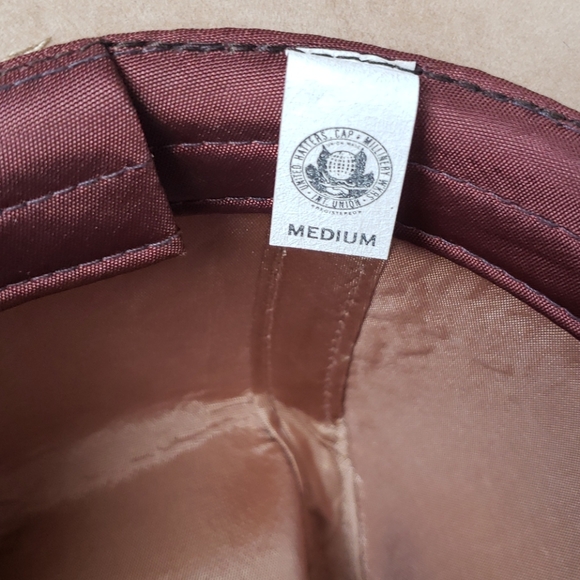 Vintage Bee Custom Cowboy Hat Tan Suede Feather M - Picture 6 of 11